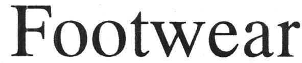 footwear