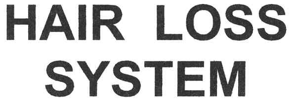 hair loss system