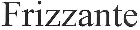 frizzante
