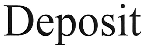 deposit