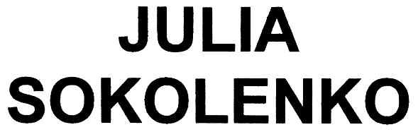 julia sokolenko