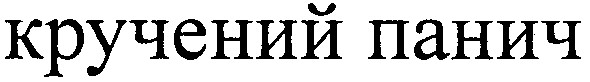кручений панич