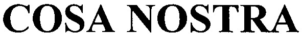 cosa nostra