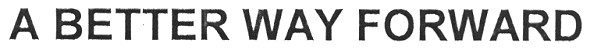 a better way forward