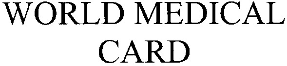 world medical card