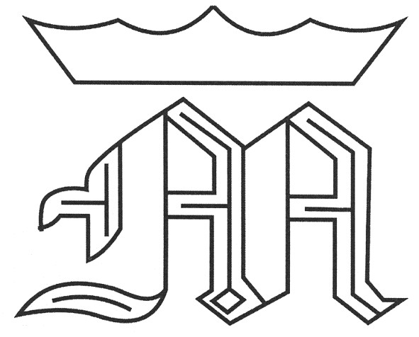 м