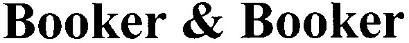 booker&booker