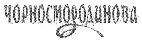 чорносмородинова