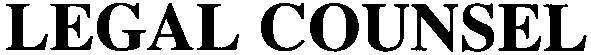 legal counsel