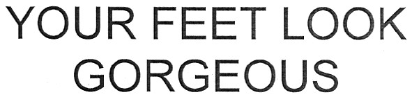 your feet look gorgeous