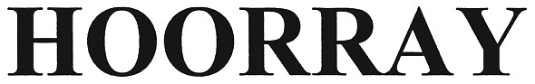 hoorray