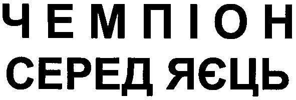 чемпіон серед яєць