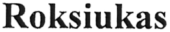 roksiukas