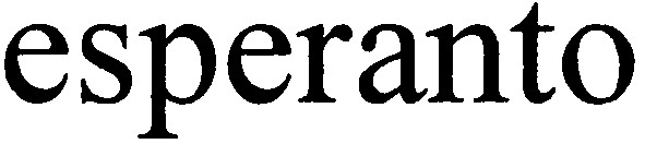 esperanto