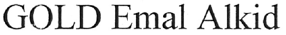 gold emal alkid