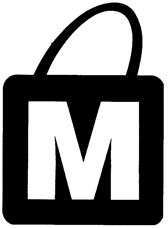 м