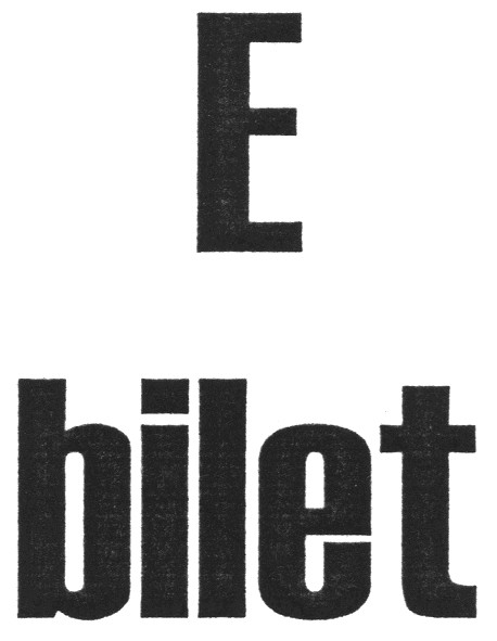 e bilet