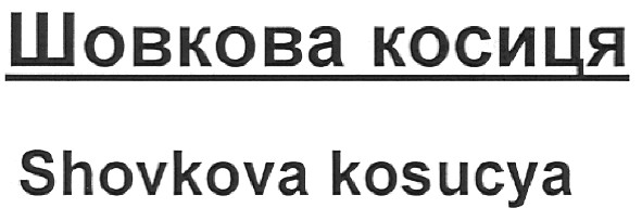 shovkova kosucya
