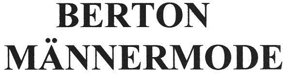 berton mannermode