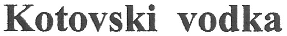 kotovski vodka