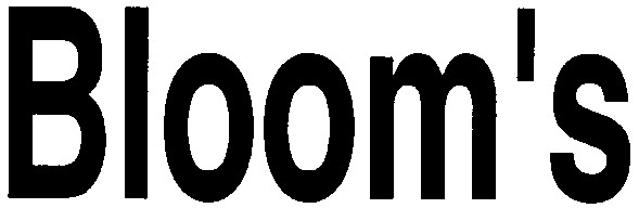 bloom`s