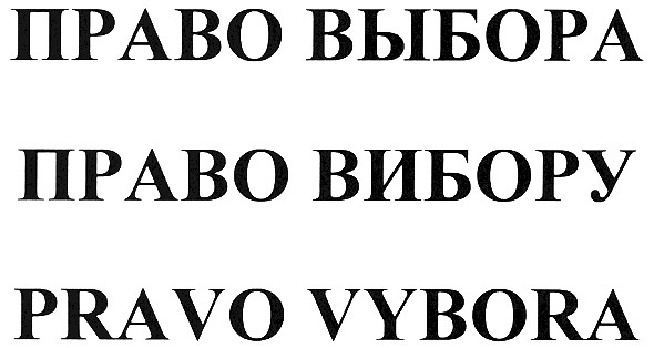 право вибору