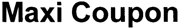 maxi coupon
