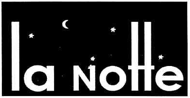 la notte
