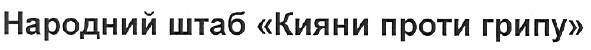 народний штаб кияни проти грипу