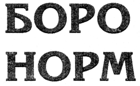 боро норм