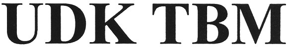 udk tbm