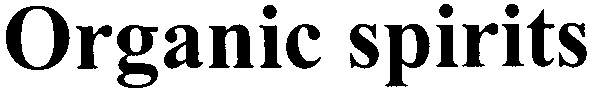 organic spirits