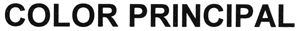 color principal