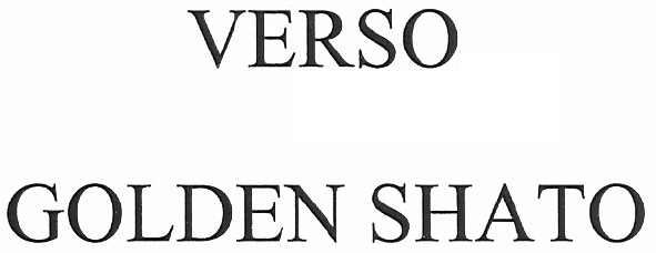 verso golden shato