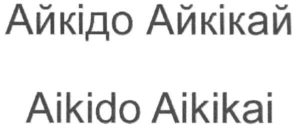 айкідо айкікай