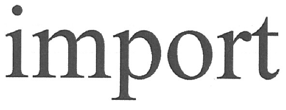 import