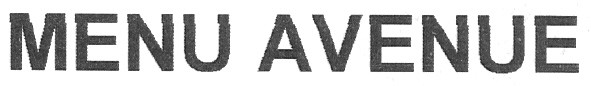 menu avenue