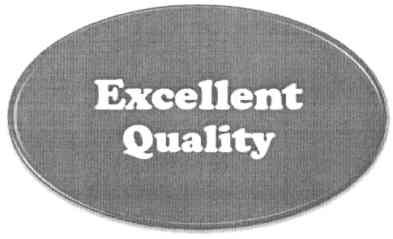 excellent quality