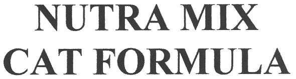 nutra mix cat formula