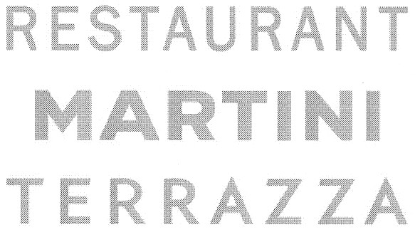 restaurant martini terrazza