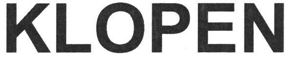klopen