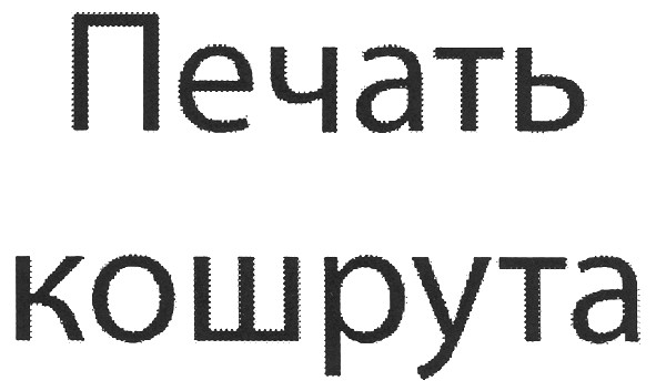 печать кошрута