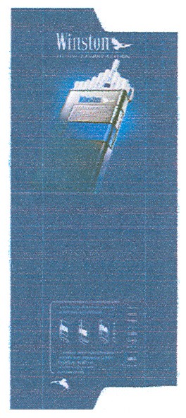 winston avant edition superslims blue slide up