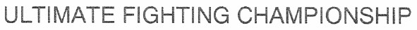 ultimate fighting championship
