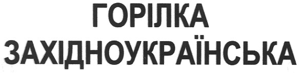горілка західноукраїнська