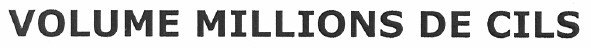 volume millions de cils