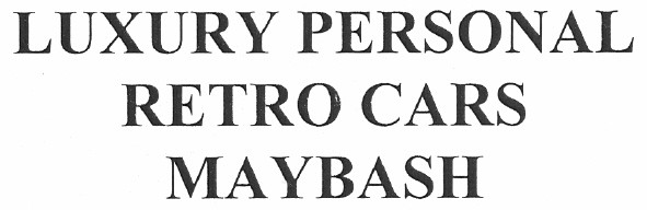 luxury personal retro cars maybash