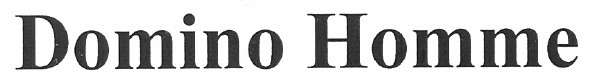 domino homme