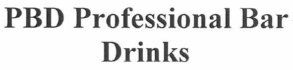 pbd professional bar drinks