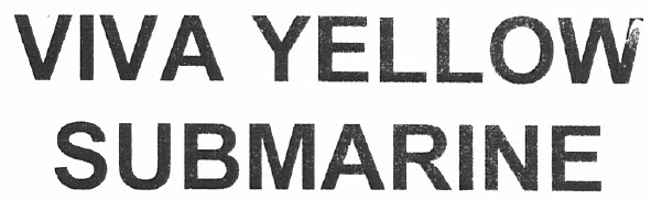 viva yellow submarine